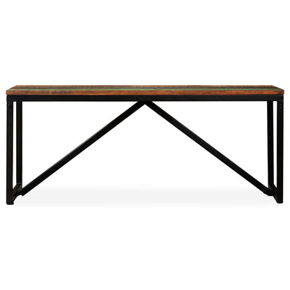 Banc 110 x 35 x 45 cm Bois de récupération massif