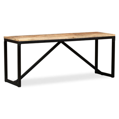 Banc 110 x 35 x 45 cm Bois de manguier massif