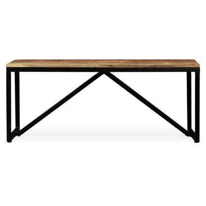 Banc 110 x 35 x 45 cm Bois de manguier massif