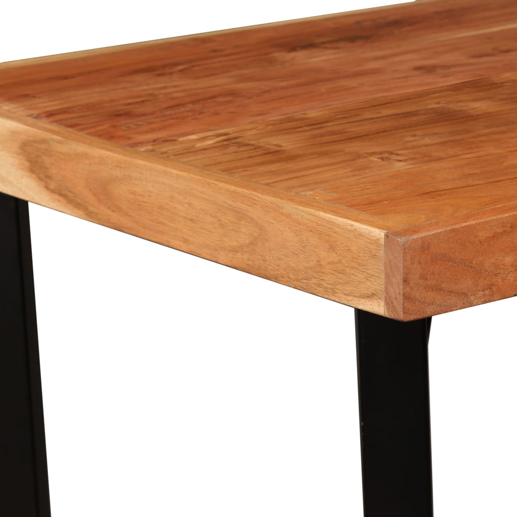 Table de bar Bois massif d'acacia 60x60x107 cm