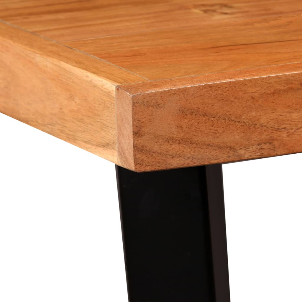 Table de bar Bois massif d'acacia 60x60x107 cm