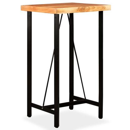 Table de bar Bois massif d'acacia 60x60x107 cm