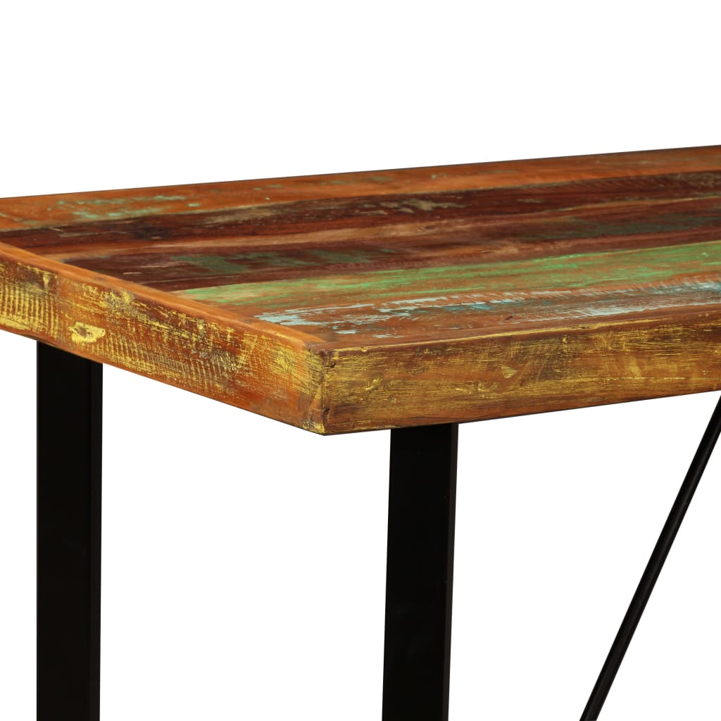 Table de bar Bois massif de récupération 120x60x107 cm