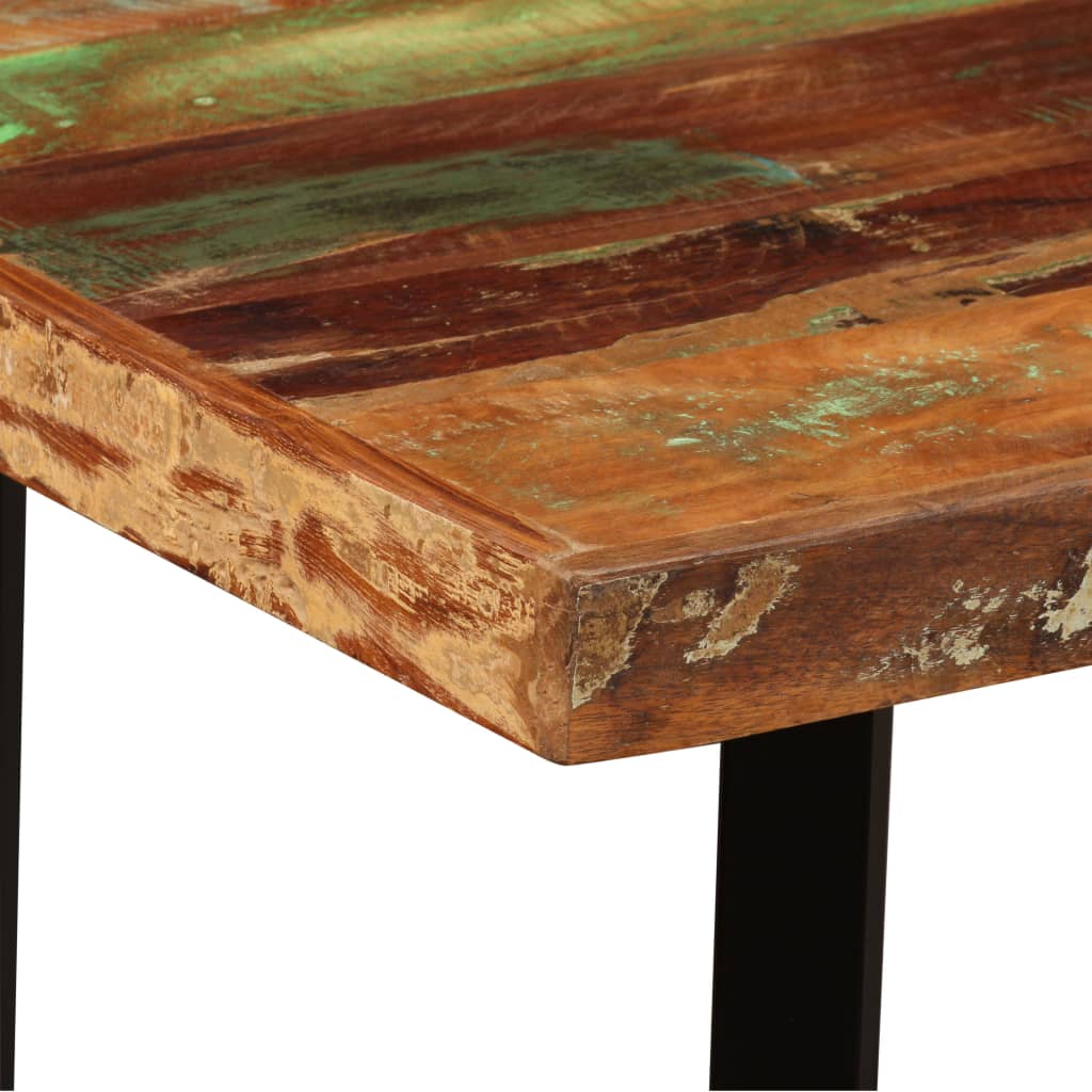 Table de bar Bois massif de récupération 120x60x107 cm