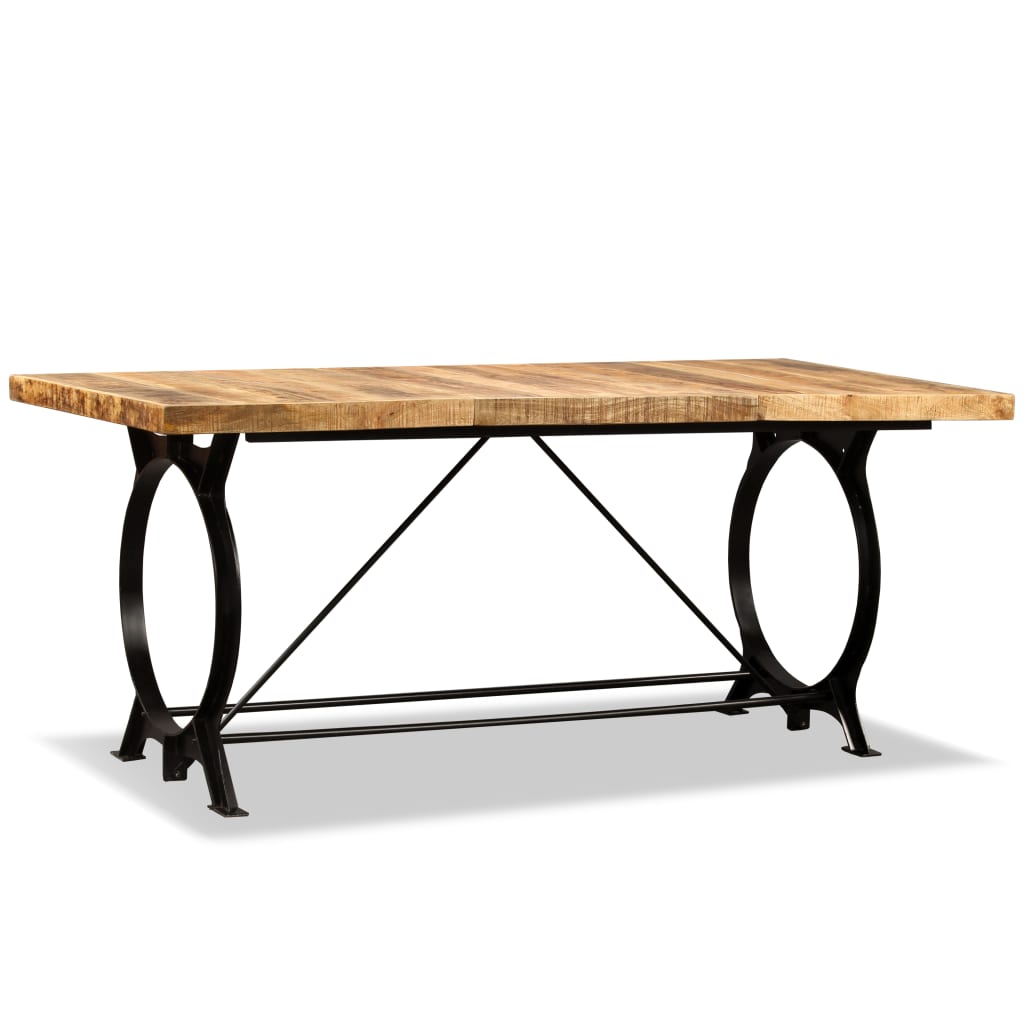 Table à manger Bois de manguier brut 180 cm