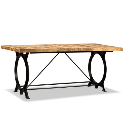 Table à manger Bois de manguier brut 180 cm