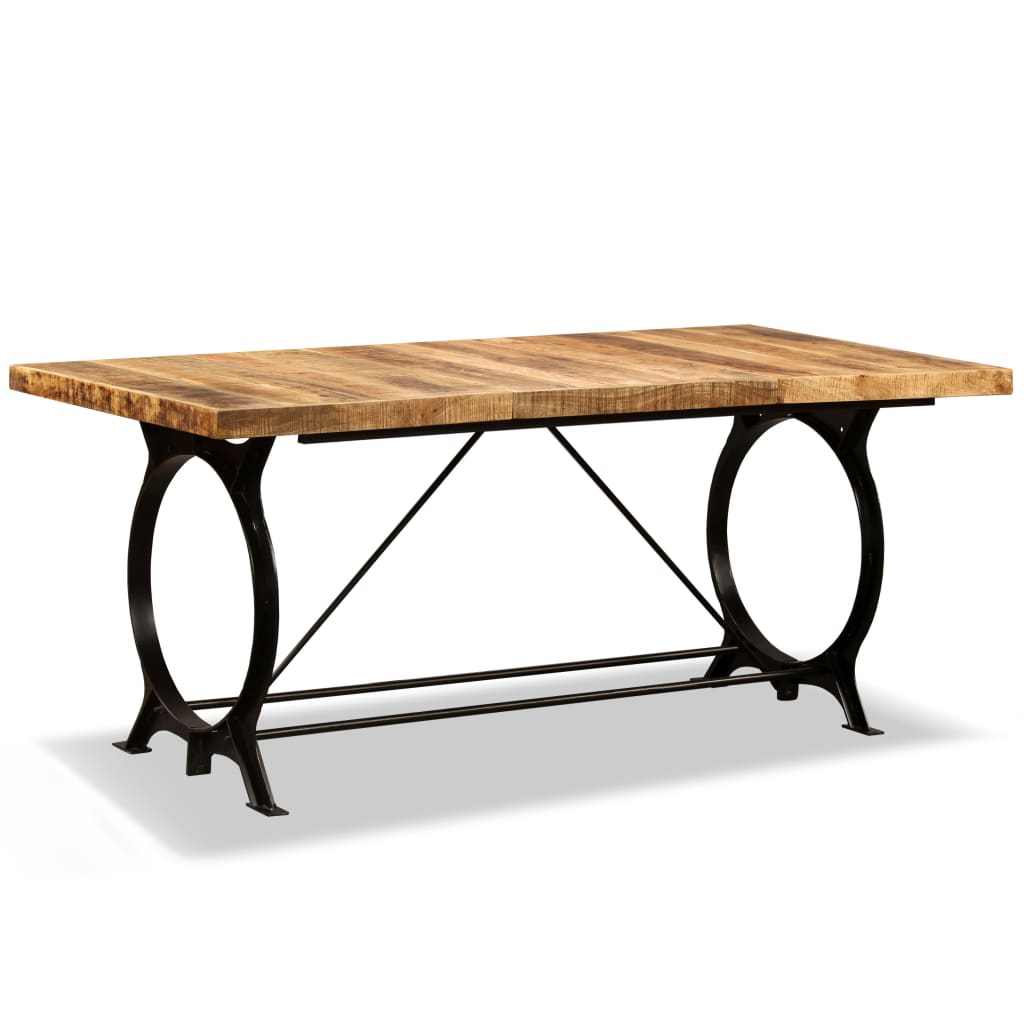 Table à manger Bois de manguier brut 180 cm