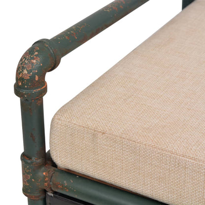 Banc de rangement avec coussin 107,5 x 34,5 x 59 cm