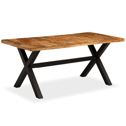 Table à manger Bois d'acacia massif et manguier 180x90x76 cm