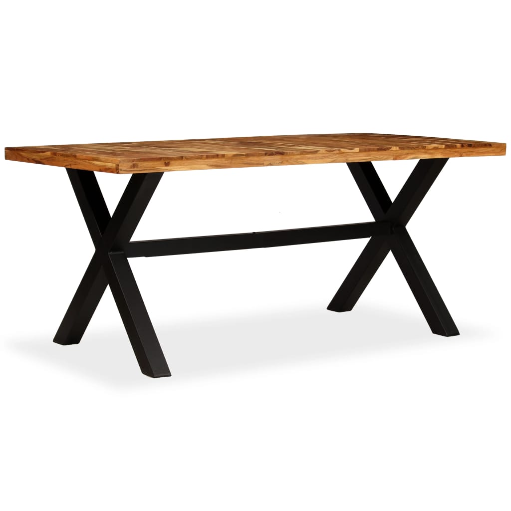 Table à manger Bois d'acacia massif et manguier 180x90x76 cm