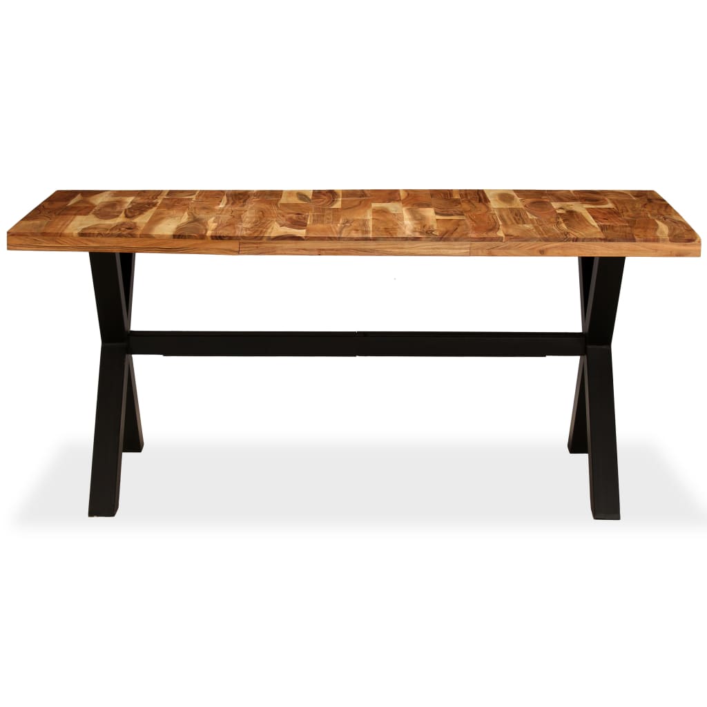 Table à manger Bois d'acacia massif et manguier 180x90x76 cm