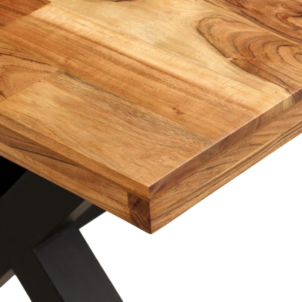 Table à manger Bois d'acacia massif et manguier 180x90x76 cm