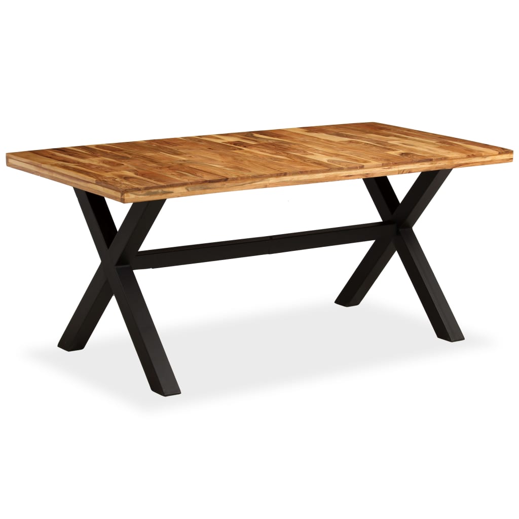 Table à manger Bois d'acacia massif et manguier 180x90x76 cm