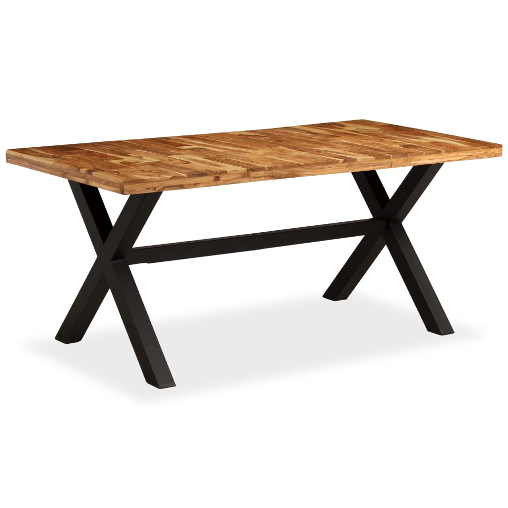 Table à manger Bois d'acacia massif et manguier 180x90x76 cm