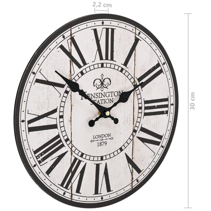 Horloge murale vintage Londres 30 cm