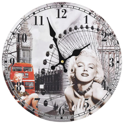 Horloge murale vintage 30 cm