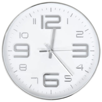 Horloge murale 30 cm Argenté