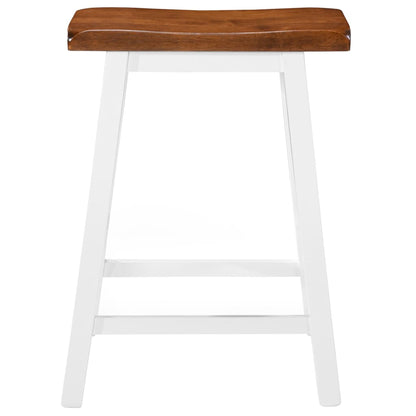 Tabourets de bar lot de 2 bois massif