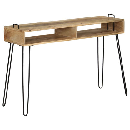 Table console Bois de manguier massif 115 x 35 x 76 cm