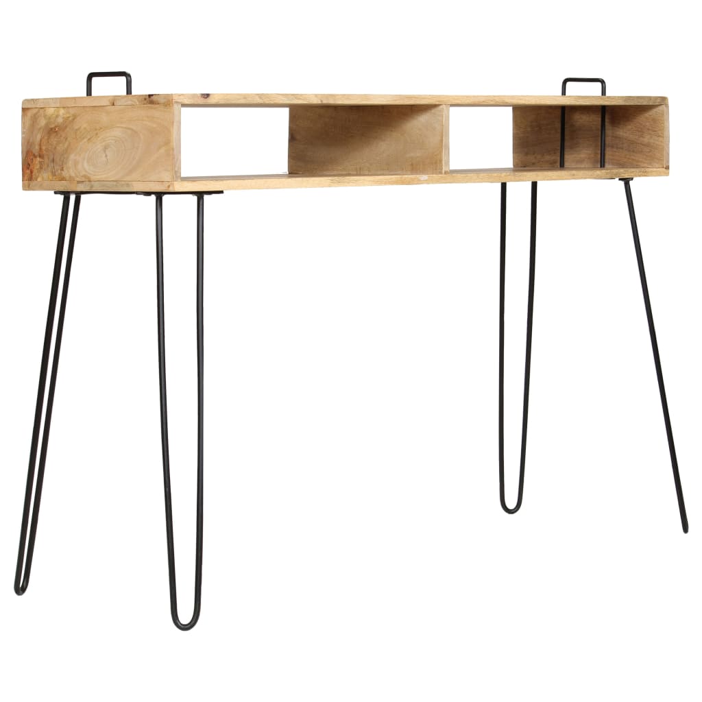 Table console Bois de manguier massif 115 x 35 x 76 cm