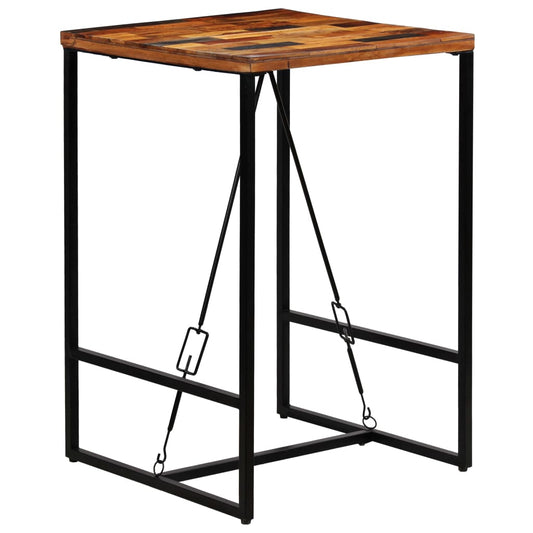 Table de bar Bois de récupération massif 70x70x106 cm