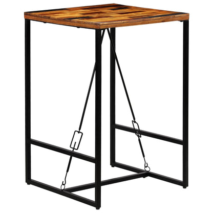 Table de bar Bois de récupération massif 70x70x106 cm