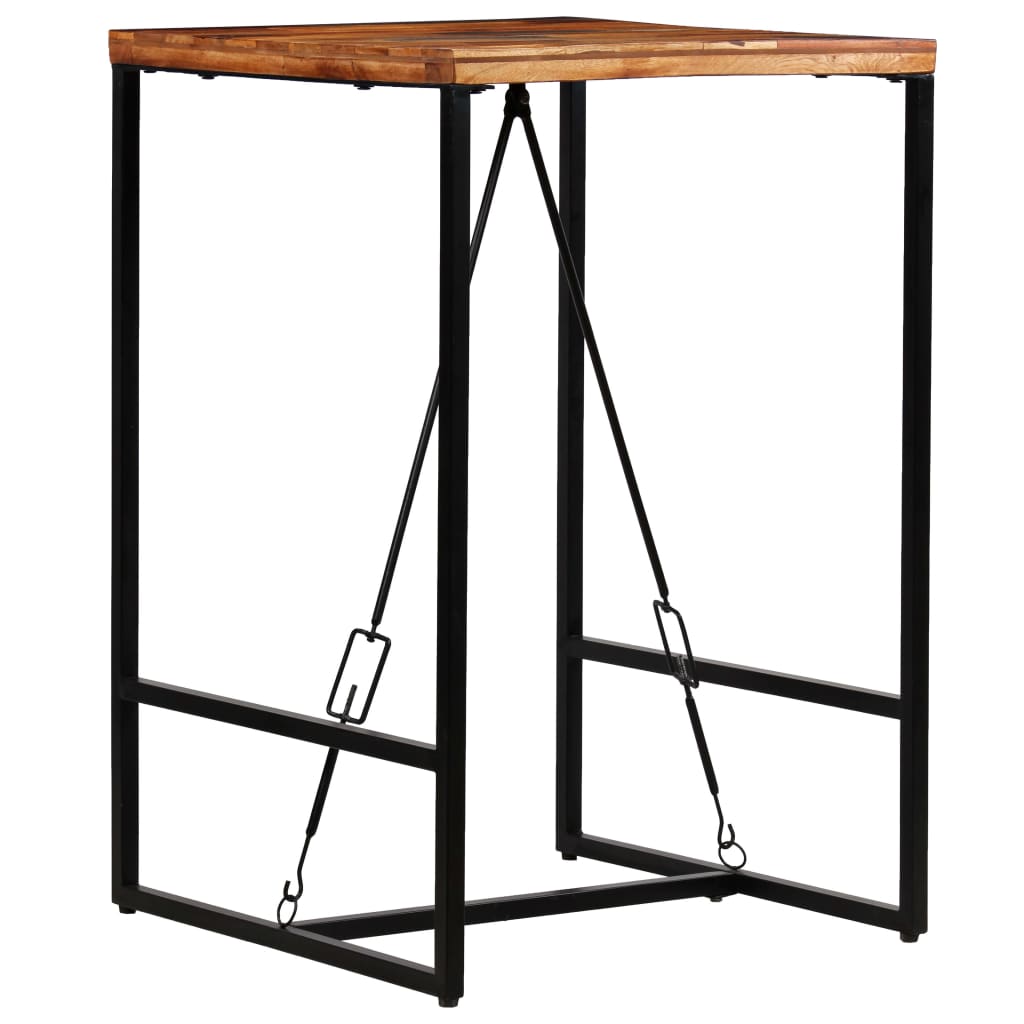 Table de bar Bois de récupération massif 70x70x106 cm