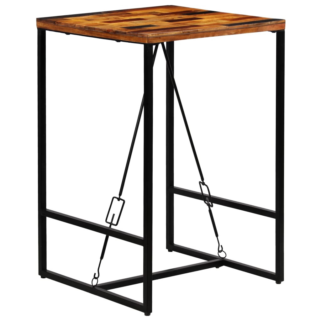 Table de bar Bois de récupération massif 70x70x106 cm