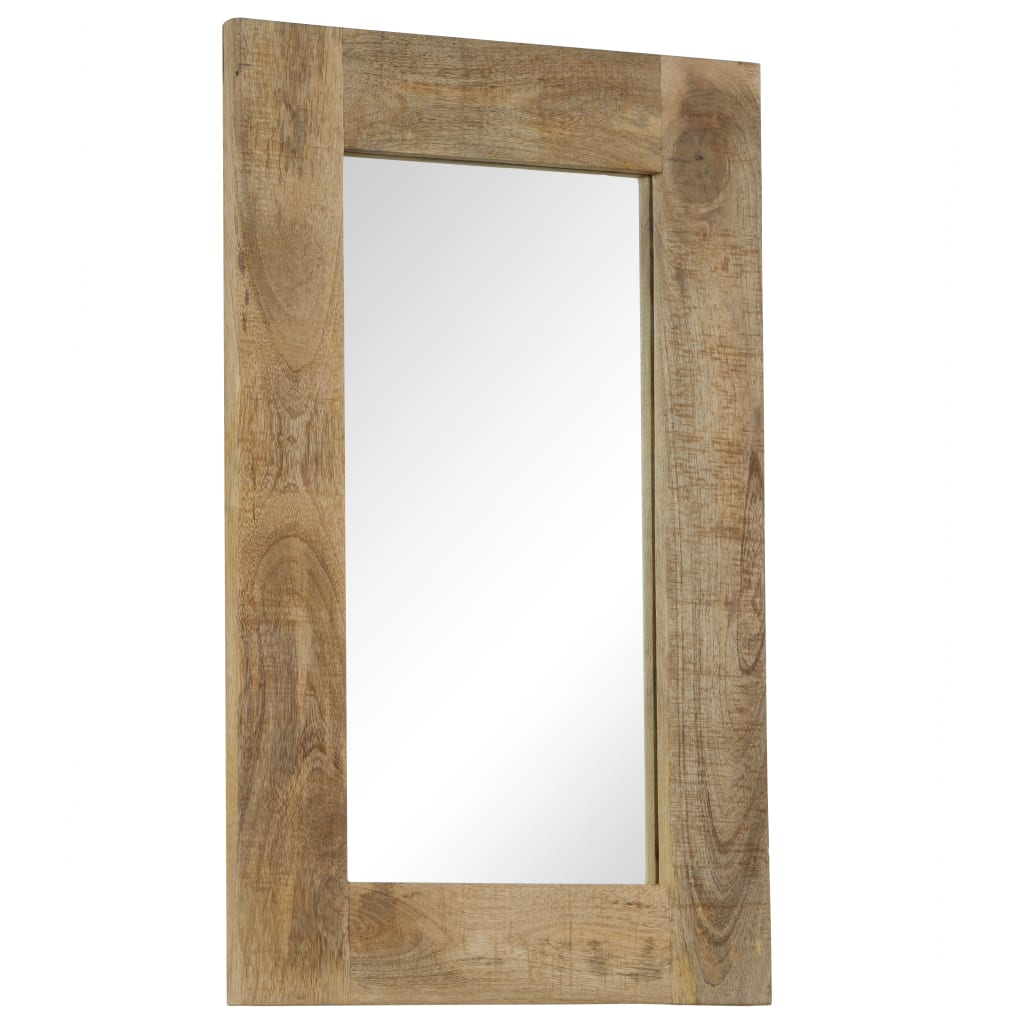 Miroir Bois de manguier massif 50 x 80 cm