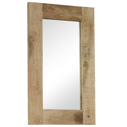 Miroir Bois de manguier massif 50 x 80 cm