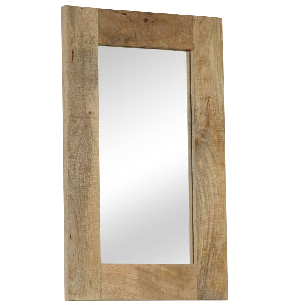 Miroir Bois de manguier massif 50 x 80 cm