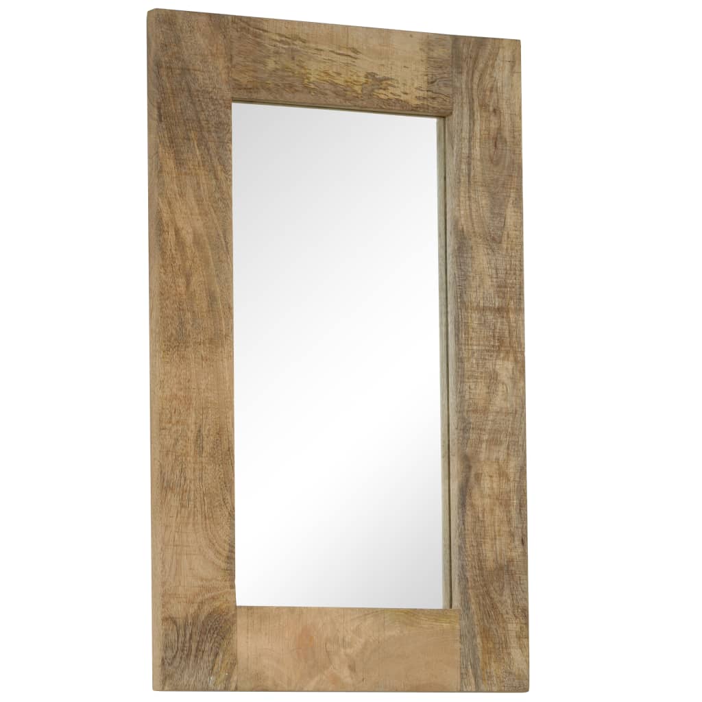 Miroir Bois de manguier massif 50 x 80 cm