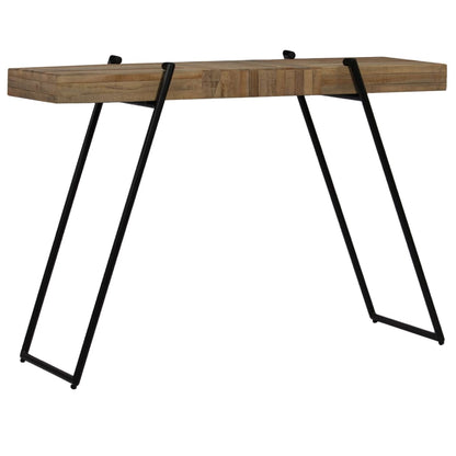 Table console 120 x 35 x 81 cm Teck recyclé