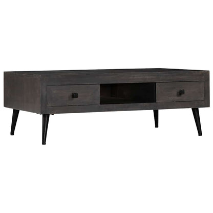 Table basse bois de manguier massif 100x60x35 cm