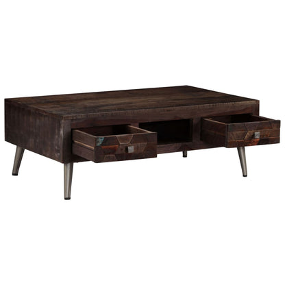 Table basse Bois de récupération solide 100x60x35 cm