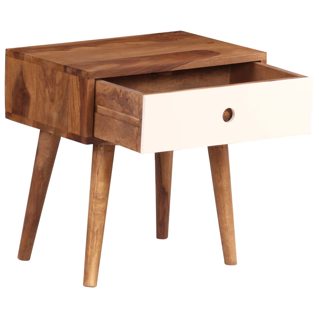 Table de chevet Bois massif de Sesham 45 x 30 x 45 cm