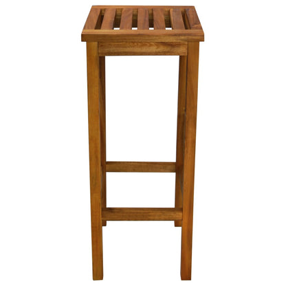 Tabourets de bar lot de 2 bois d'acacia massif