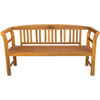 Banc de jardin 157 cm Bois d'acacia solide