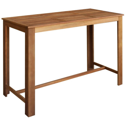 Table de bar Bois d'acacia massif 150x70x105 cm