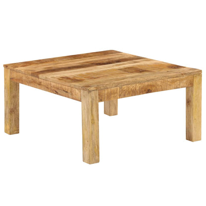 Table basse 80x80x40 cm Bois de manguier massif