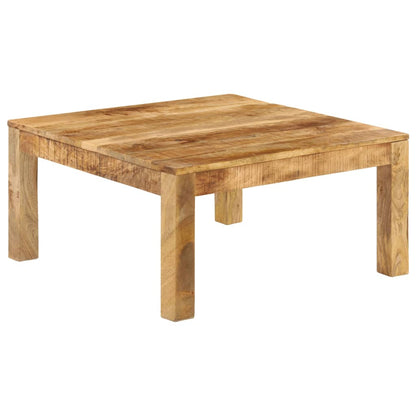 Table basse 80x80x40 cm Bois de manguier massif