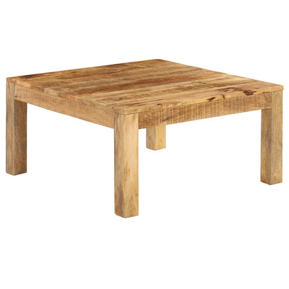 Table basse 80x80x40 cm Bois de manguier massif