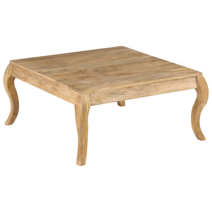 Table basse 80x80x40 cm Bois de manguier massif