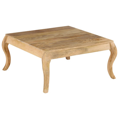 Table basse 80x80x40 cm Bois de manguier massif