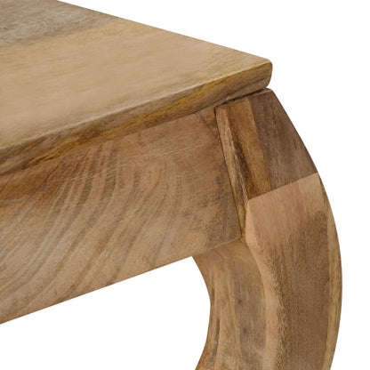 Table basse 80x80x40 cm Bois de manguier massif