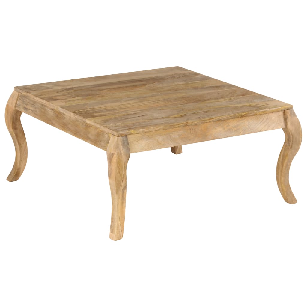 Table basse 80x80x40 cm Bois de manguier massif