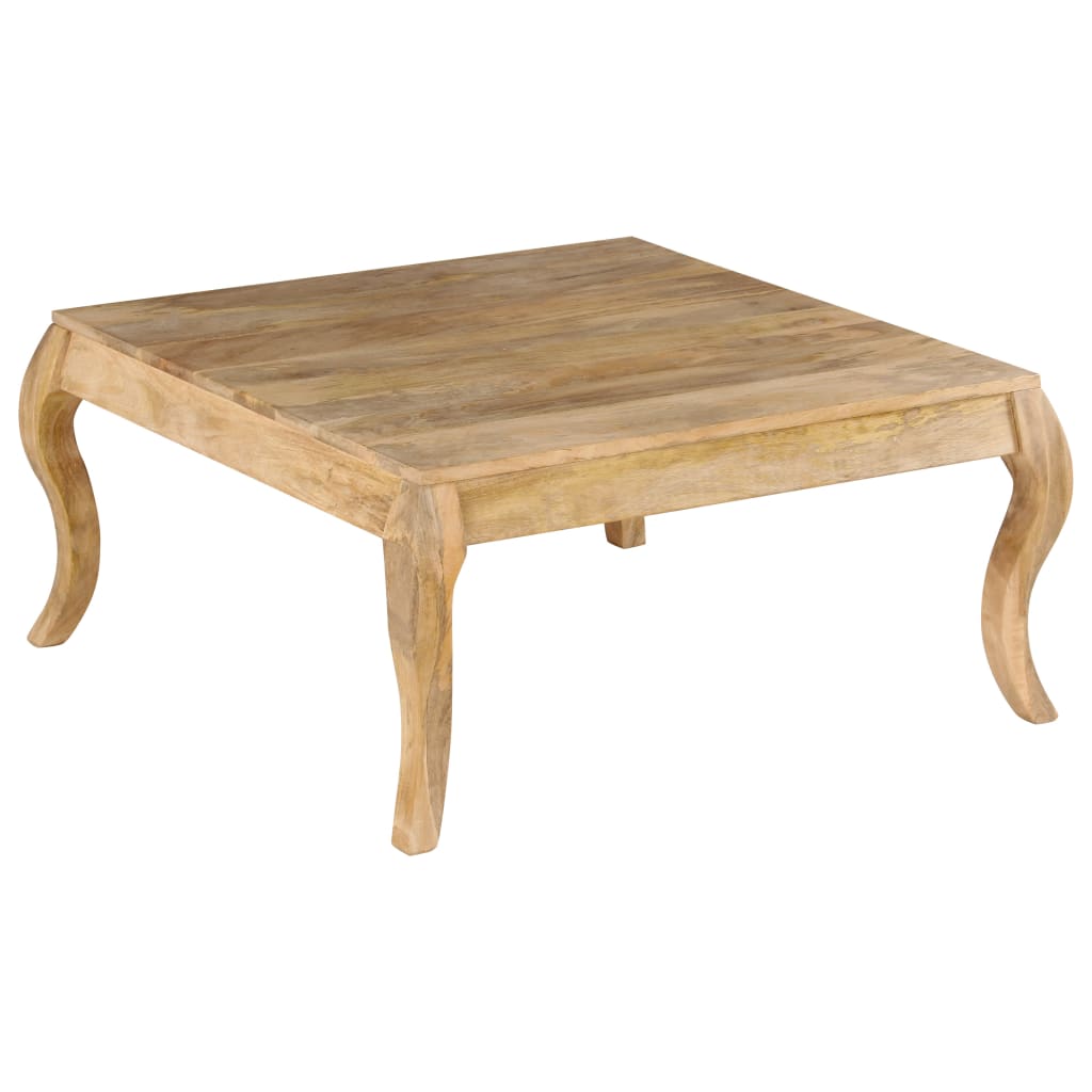 Table basse 80x80x40 cm Bois de manguier massif