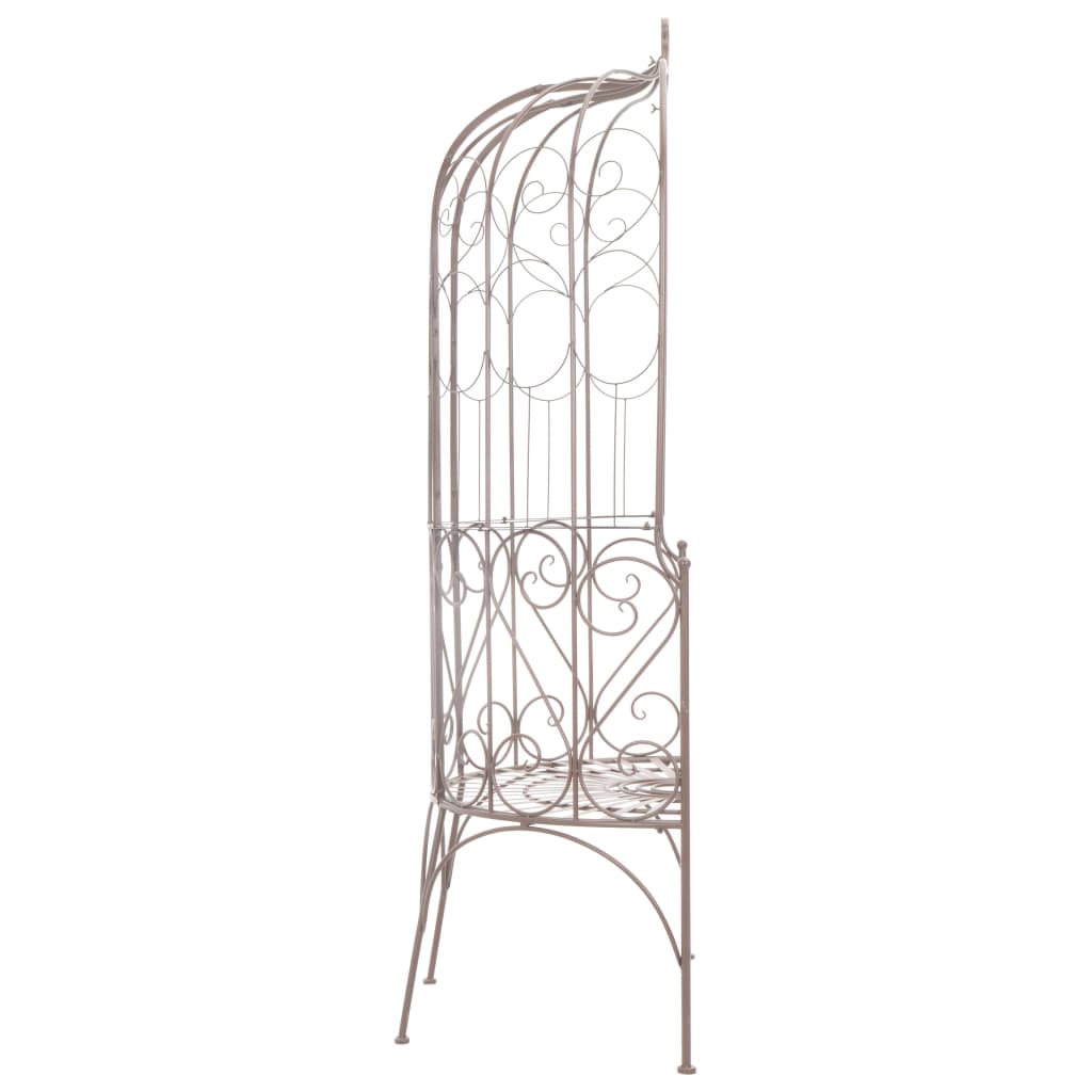 Banc de jardin 95 cm Fer Marron antique