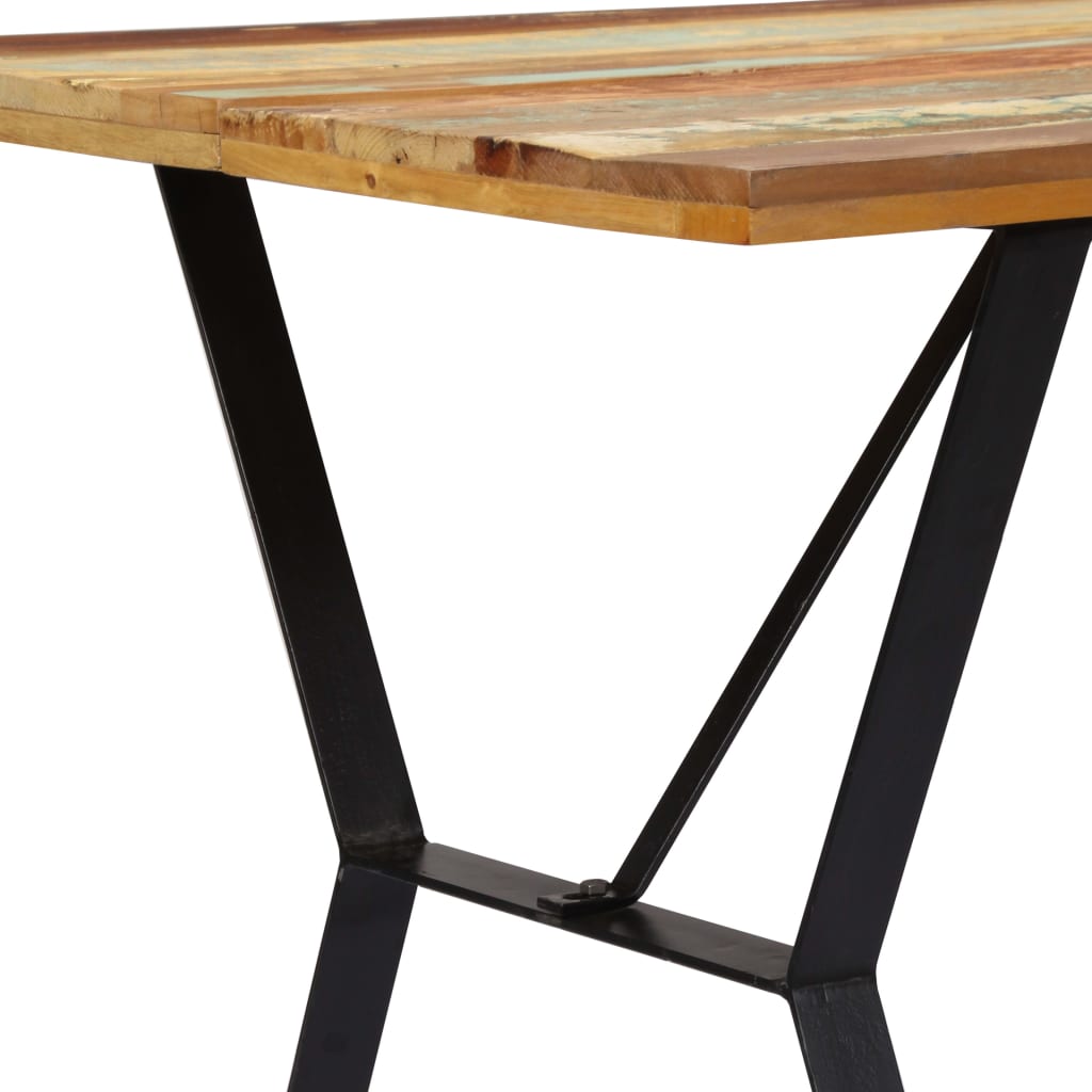 Table à manger 140x80x76 cm Bois de récupération massif