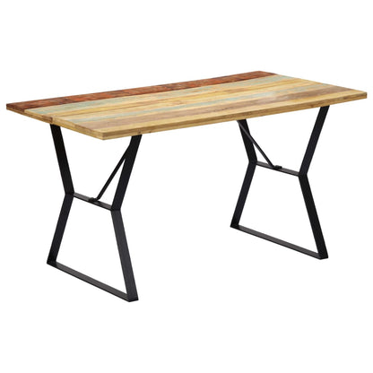 Table à manger 140x80x76 cm Bois de récupération massif